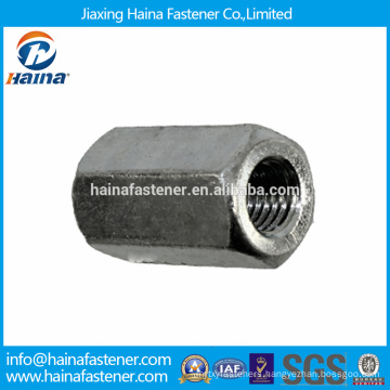 In Stock Chinese Supplier DIN6334 Stainless Steel Hexagon connecting nuts